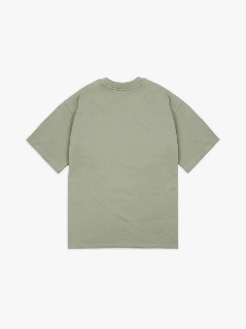 Футболка оверсайз (болотный) 230 г