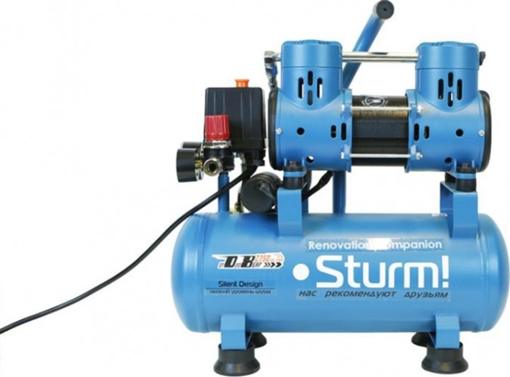 Компрессор поршневой безмасляный Sturm AC93210OL