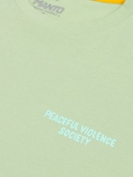 Футболка MANTO SOCIETY 25 лаймовая