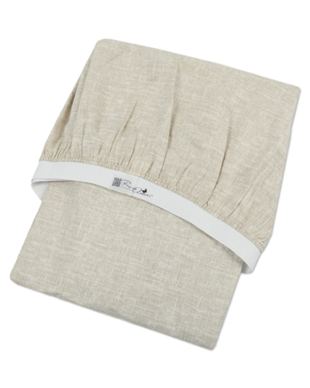 Простыня на резинке Рогожка хлопок-ранфорс RinaAmari Размер 120*60