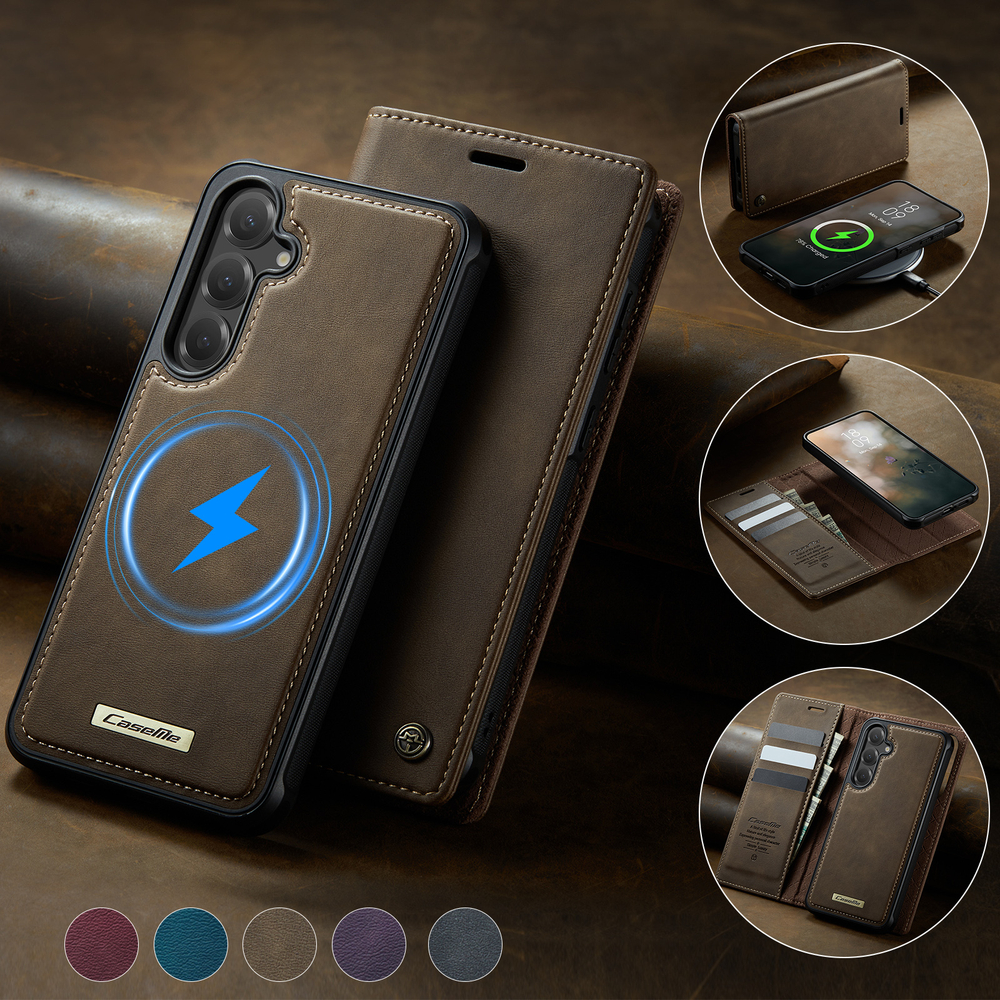 Чехол-кошелек CaseMe 2 in 1 MagSafe Samsung Galaxy S25