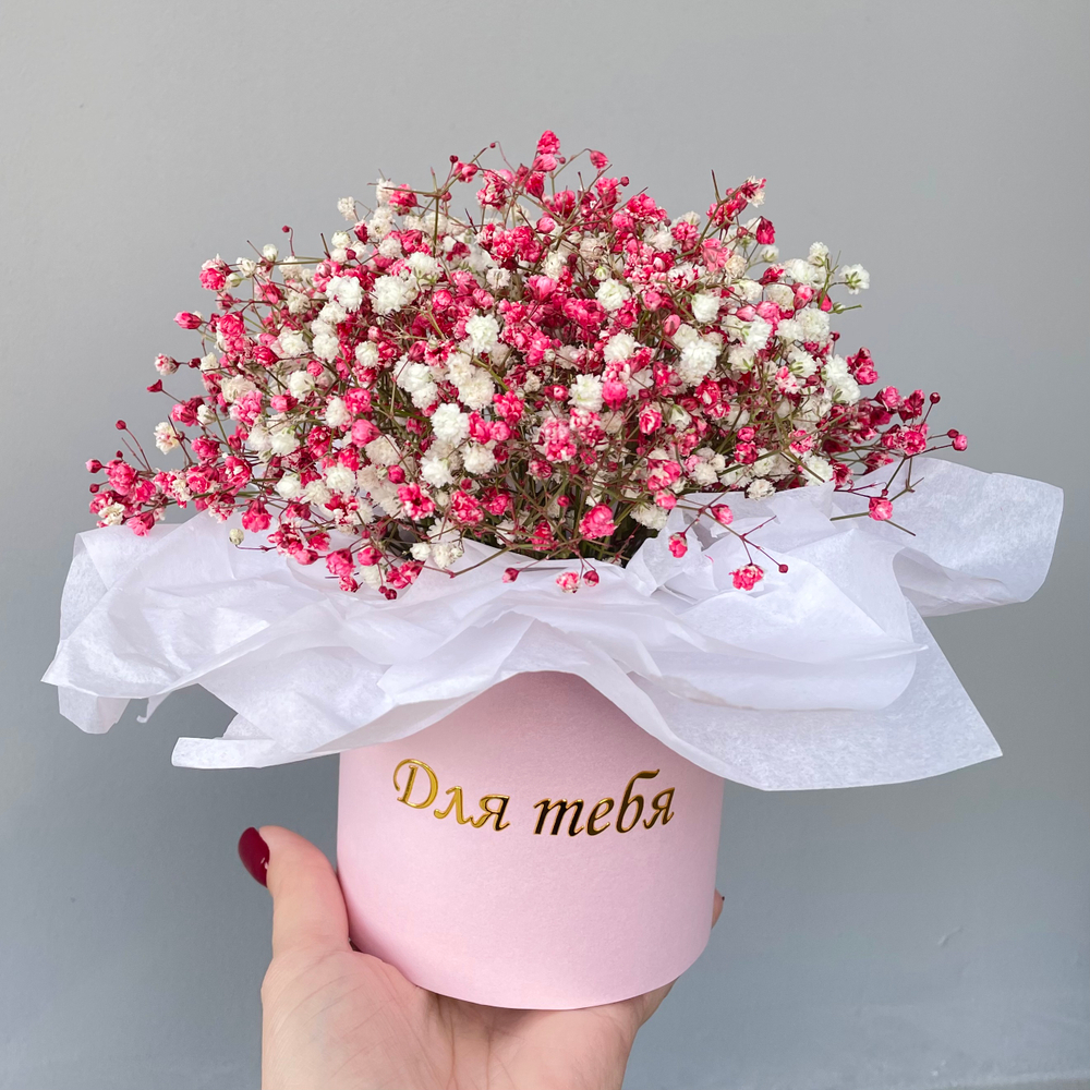 Цветочная композиция (в коробке 10*10 см)