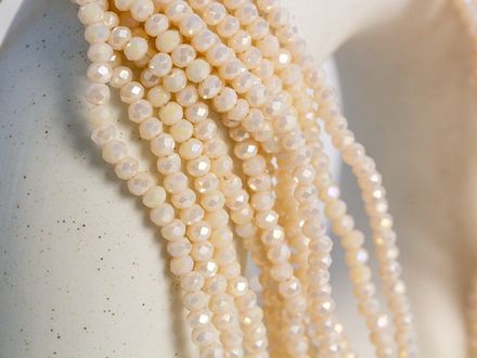 Нить бусин для украшений 3мм (ювелирное стекло)