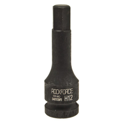 Головка-бита 12мм 1/2" 6-гранная ударная L=79мм ROCKFORCE RF-24407812MPB