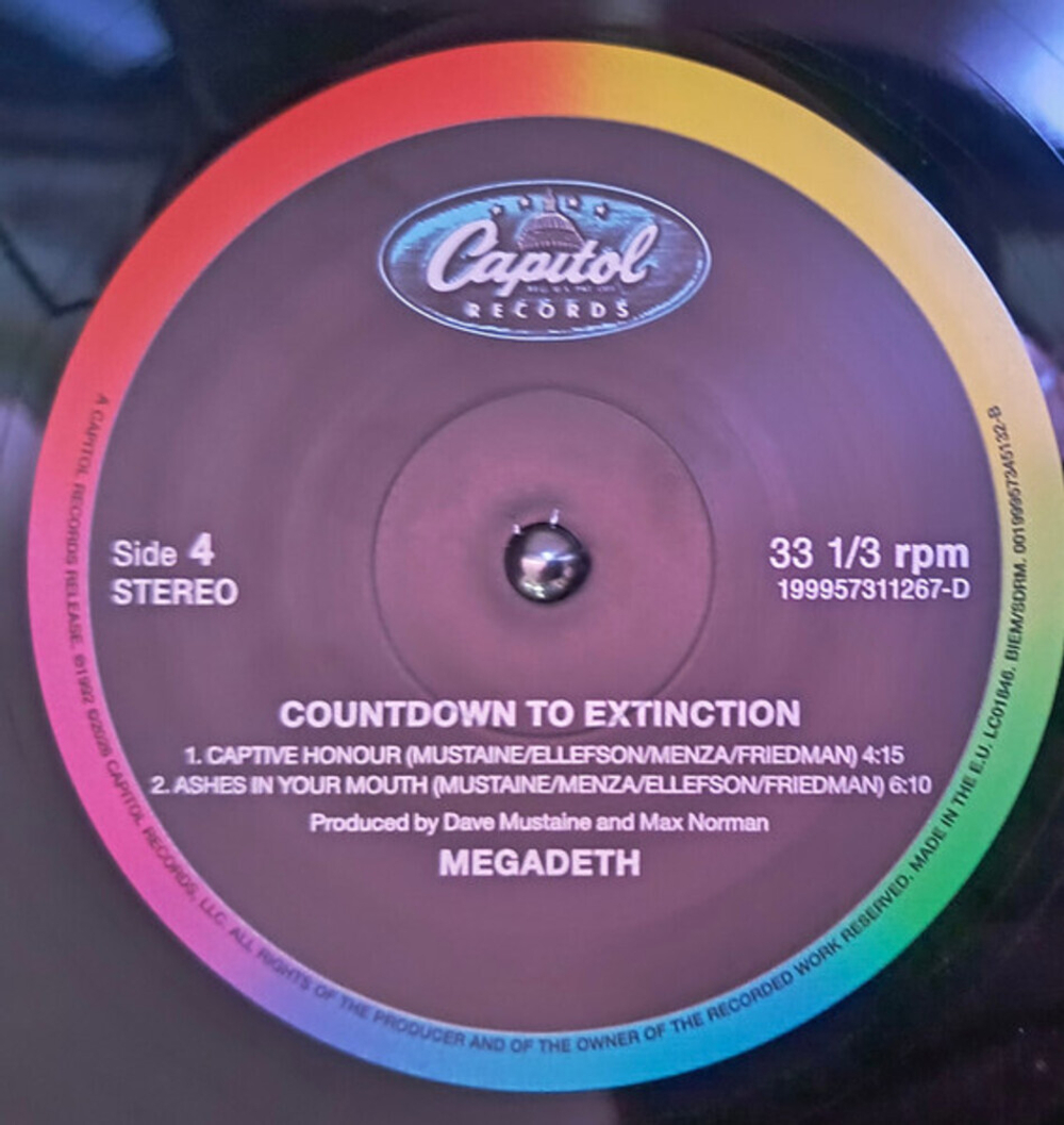 Megadeth / Countdown To Extinction (2LP)