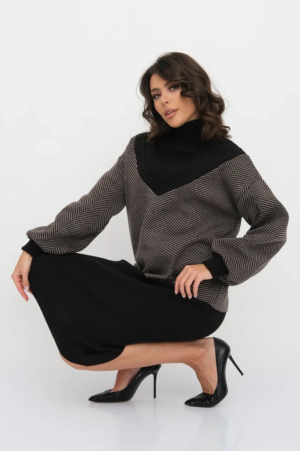 Костюм М 3306/кофе