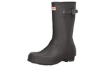 HUNTER Waterproof Height Increasing Comfortable Rain Boots Women"s Dark Green