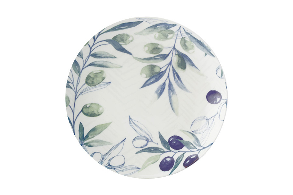 Тарелка закусочная 20см Casa Domani Оливковая роща