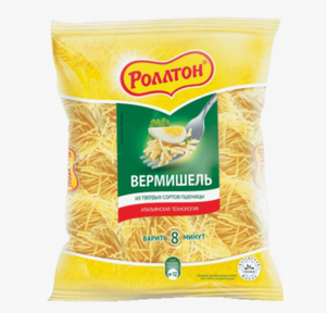 МАКАРОНЫ РОЛЛТОН ВЕРМИШЕЛЬ 400ГР