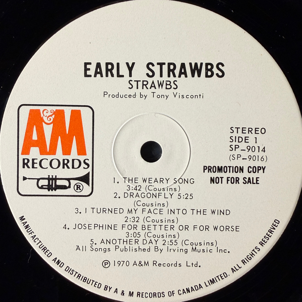 Strawbs ‎– Early Strawbs 2LP (Канада 1974г.) Promo Т