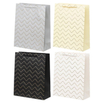 Подарочный пакет Basir, серия "Зиг-заг", 26*32*10 см, ассорти