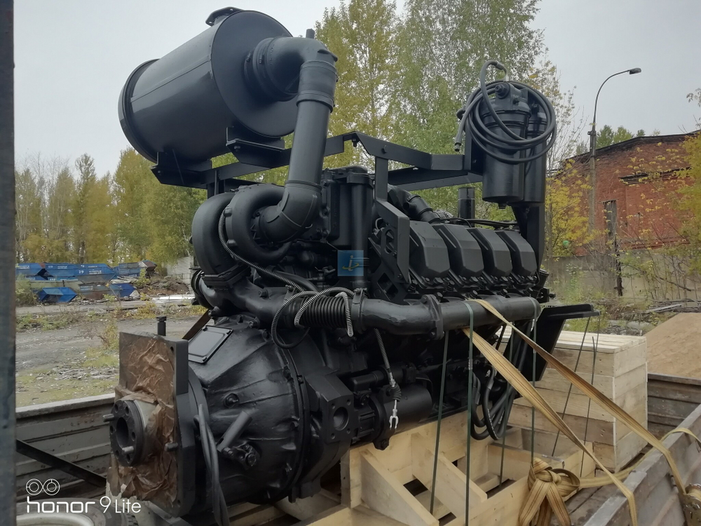 Двигатель с комплектом переоборудования на Камацу трубоукладчик