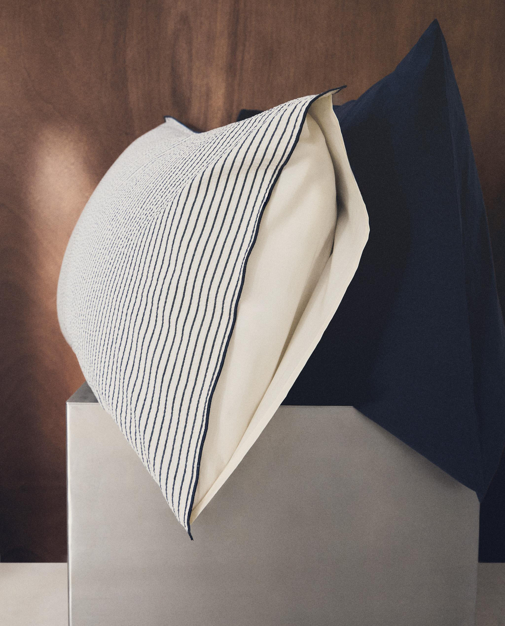 Наволочка Zara Home, хлопок 100%, в полоску, 4124/091