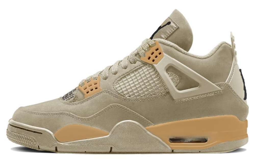 Кроссовки Jordan Air Jordan 4 Metallic Gold (Женская размерная сетка)