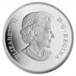 20 долларов. Поезд локомотив Железная дорога. Канада. 2009 год
