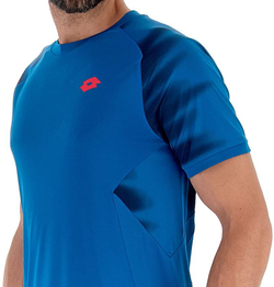 Мужская теннисная футболка Lotto Tech II D2 - небесный