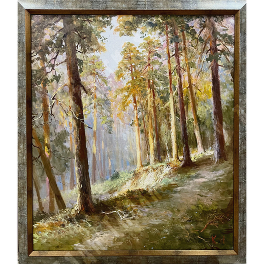 Комаров Н. П. Опушка. Холст, масло. 2020 г.