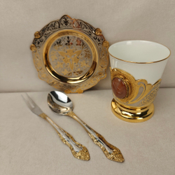 Чайно/кофейный набор "Агат" Златоуст