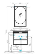 Зеркало AQUATON Лофт Фабрик 50 дуб эндгрейн 1A242502LTDU0