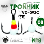 Тройник "Капля" Vido Craft VD-092C (BN) №8 (10шт/уп)