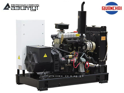 Дизельный генератор Азимут АД-10С-230-2РМ5 Quanchai однофазный с автозапуском
