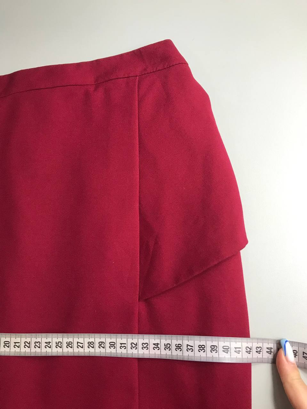 Юбка Adl с баской, маркировка XS, визуально на 42 размер