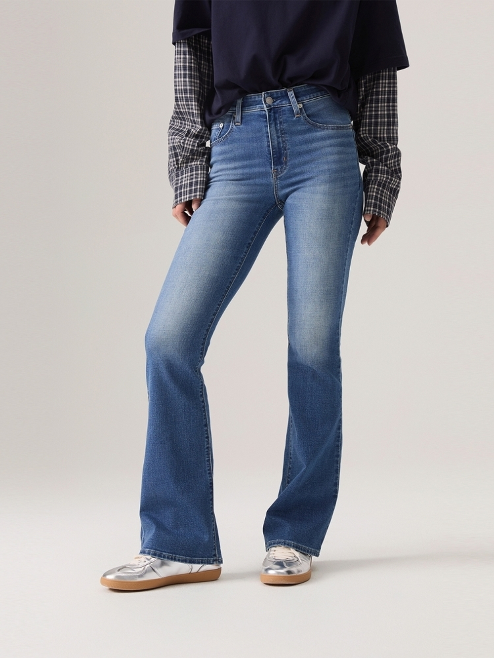 Женские джинсы клеш с завышенной талией Levi's 726 Flare A3410-0156