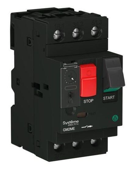 Выключатель автоматический с защ. двигателя GM2ME 0.16-0.25А комбинир. расцеп. кноп. упр. SE GM2ME02