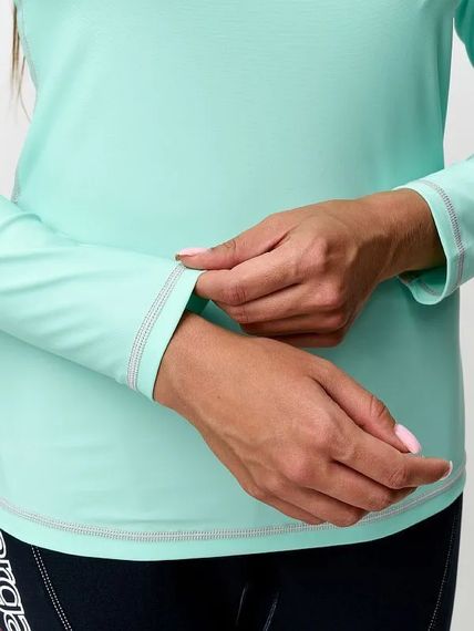 Футболка рашгард лонгслив Sargan Агидель Худи UPF 50+ светло-зеленый