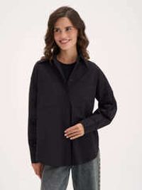 Рубашка из 100% хлопка "Уголь" женская