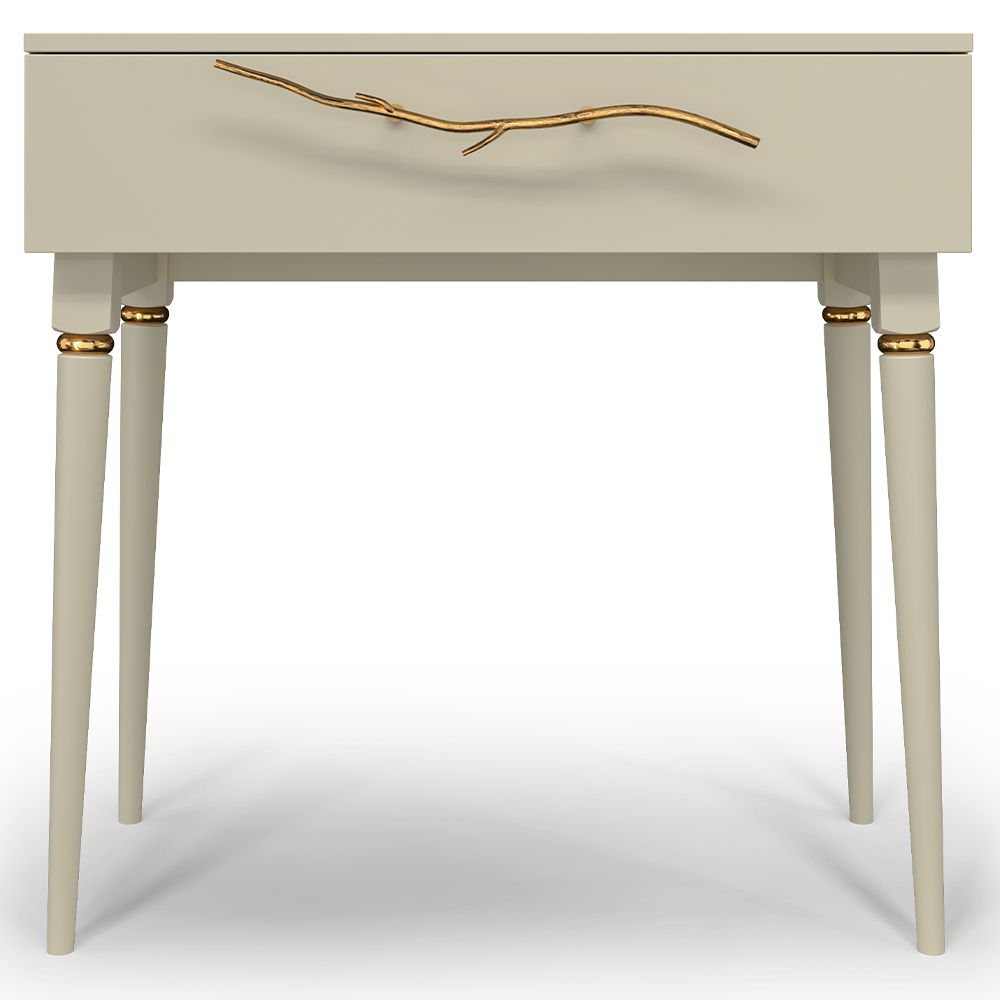 Консоль Арт Колор matte Классик Голд Серый шелк матовый