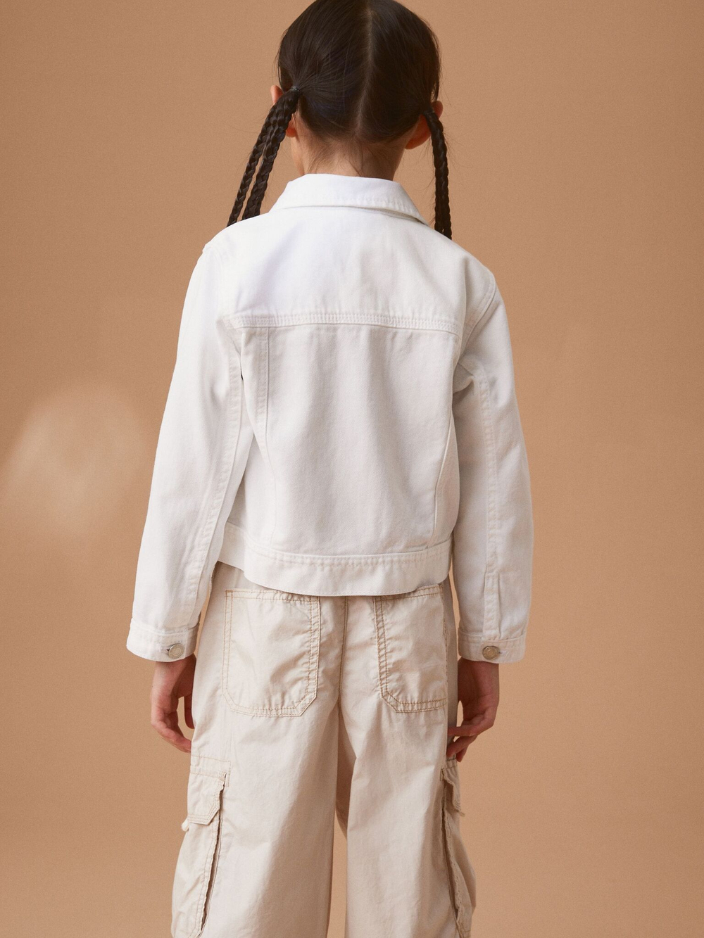 Куртка джинсовая для девочки Next 351-805, Белый