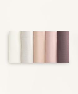 OYSHO Набор из трех пар бесшовных классических трусиков, коралловый