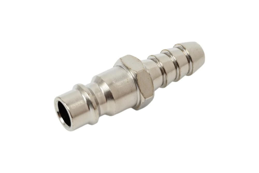 Штуцер папа ёлка d.8мм M, никелированная сталь, уп. 1шт 39245