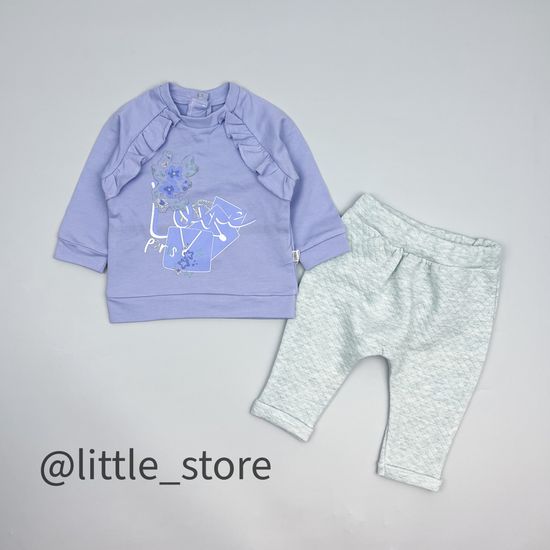 Комплект "Love Paris" Лаванда/мята