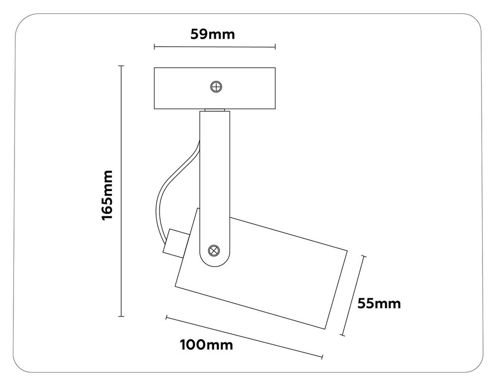 Ambrella Накладной поворотный спот Move TA1303