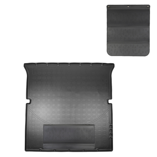 Коврик в багажник Norplast для BMW X7 в кузове G07 (2018-) Черный, сложенный 3 ряд, арт.NPA00-T07-791-APP