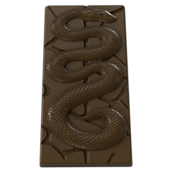 955 | Форма для шоколадных плиток "Змея"