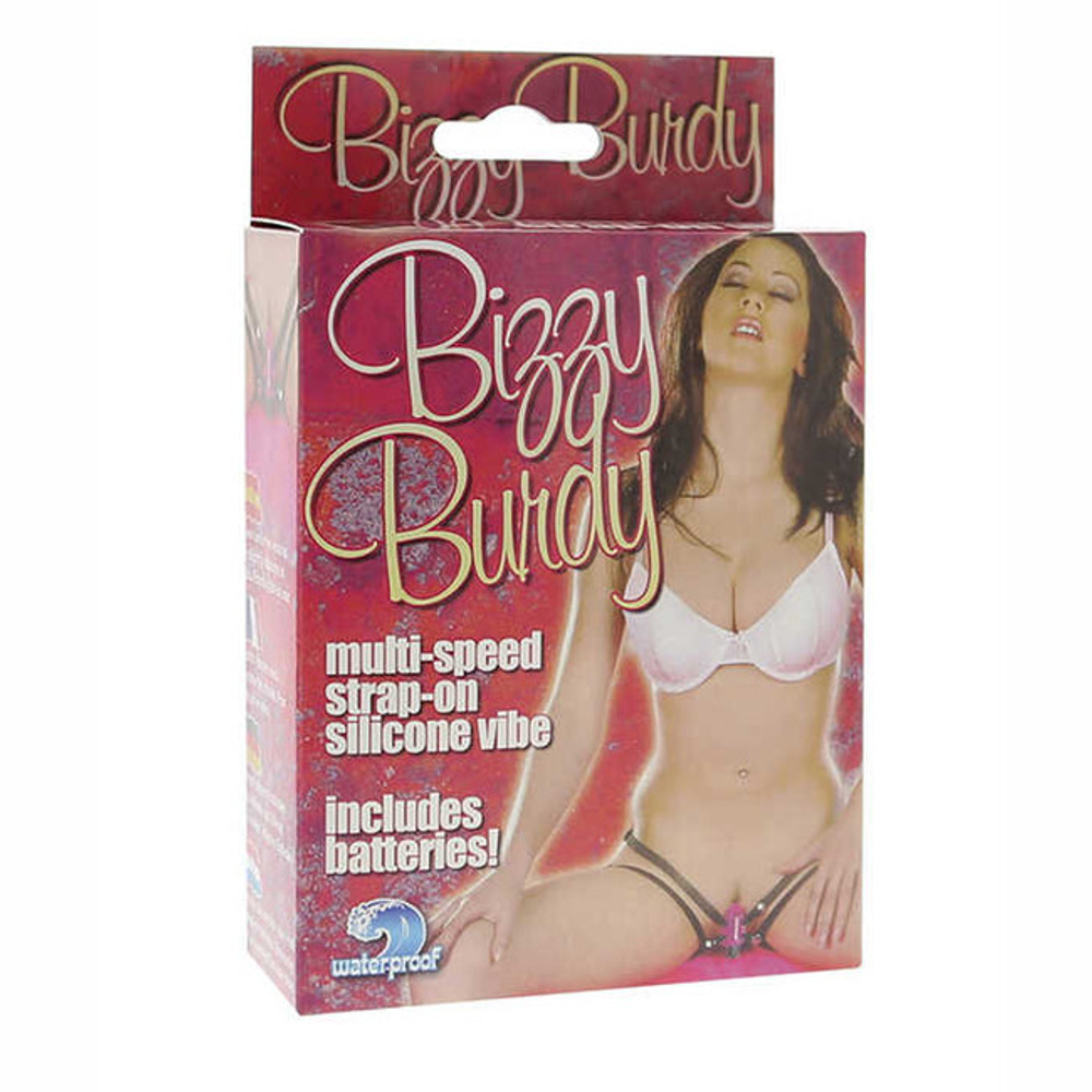 Клиторальный стимулятор Strap-on Bizzy Birdy Vibe (Цвет: розовый)