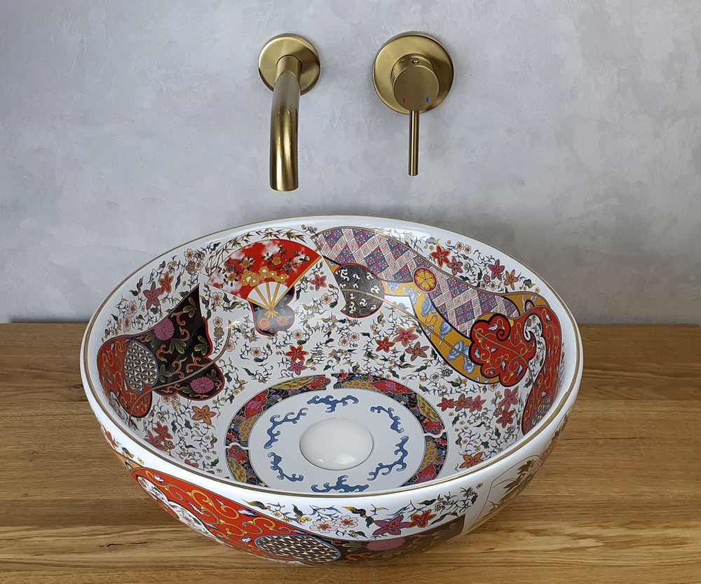 Раковина-чаша Bronze de Luxe Festival, 400x400x140