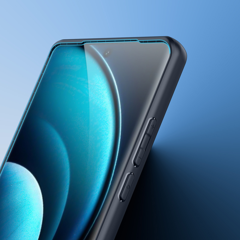 Тонкий чехол с мягкими черными рамками от Dux Ducis для Vivo X100 Pro и X100s Pro, серия Aimo Series Case
