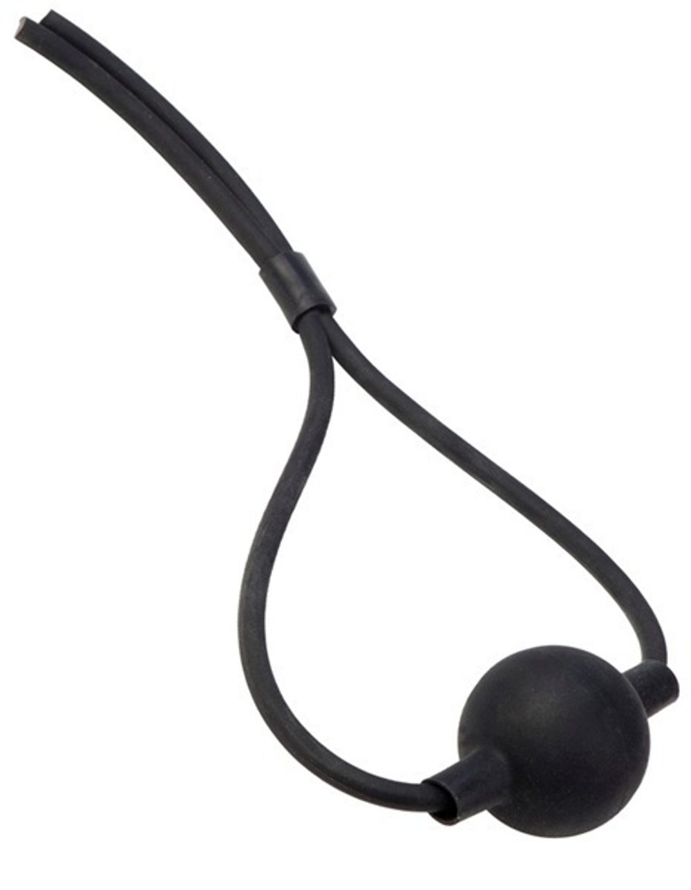 Чёрный кляп из силикона BALLGAG