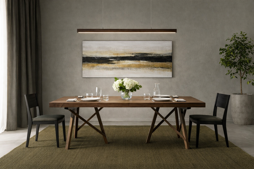 Дизайнерский стол EDGE wood large