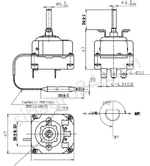 Термостат трехфазный WZA-3E/300 300С, 380В, 6 конт. (аналог EGO 55.34055.020)