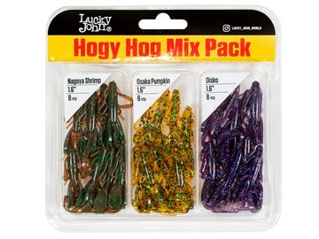 Твистеры съедоб. искусст. LJ Pro Series HOGY HOG 1.6in (04.10) Mix Pack/MIX1 24шт.