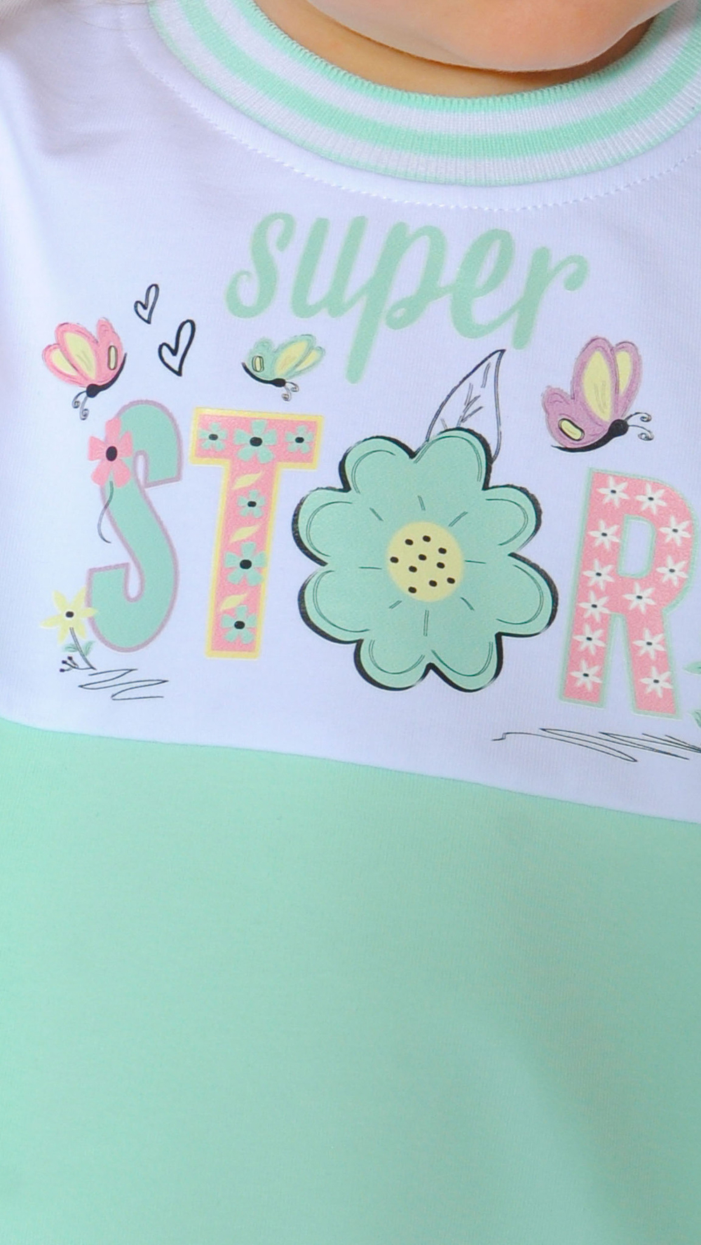 Комплект трикотажный для девочки 2-6 лет Fleur de Vie