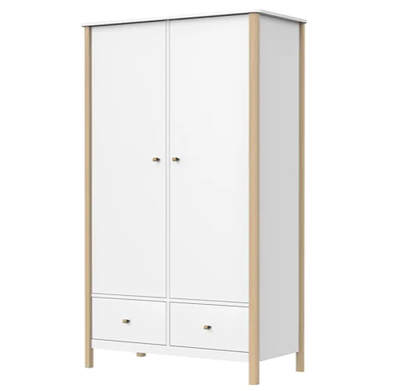 Шкаф Classic 2-х створчатый 191х110х57 см (белый)