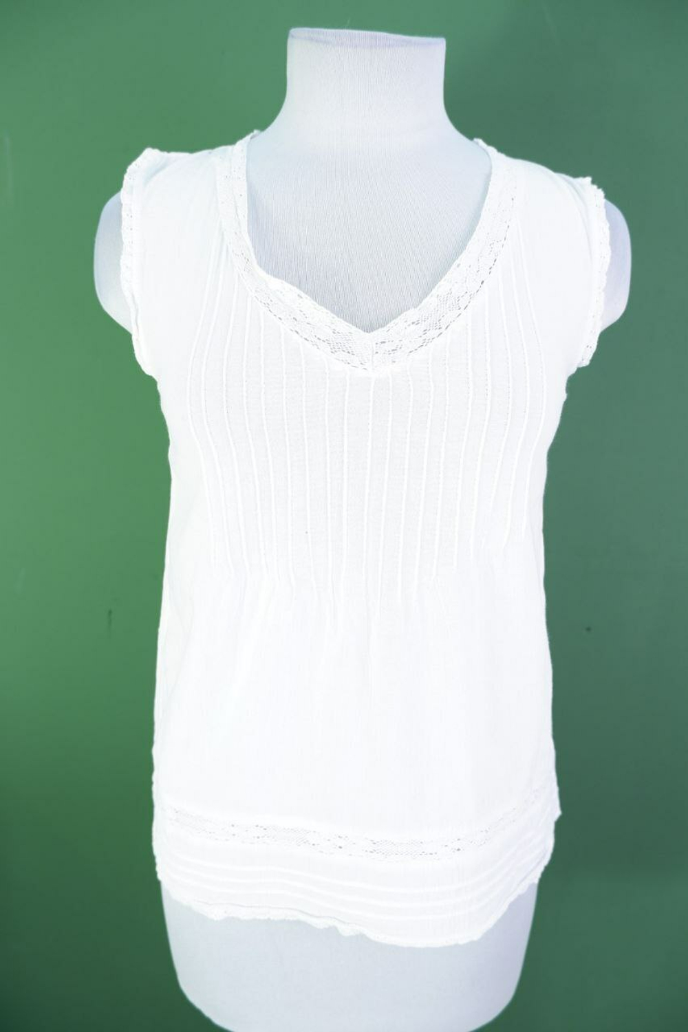 Топ H&M хлопковый базовый 40 размер