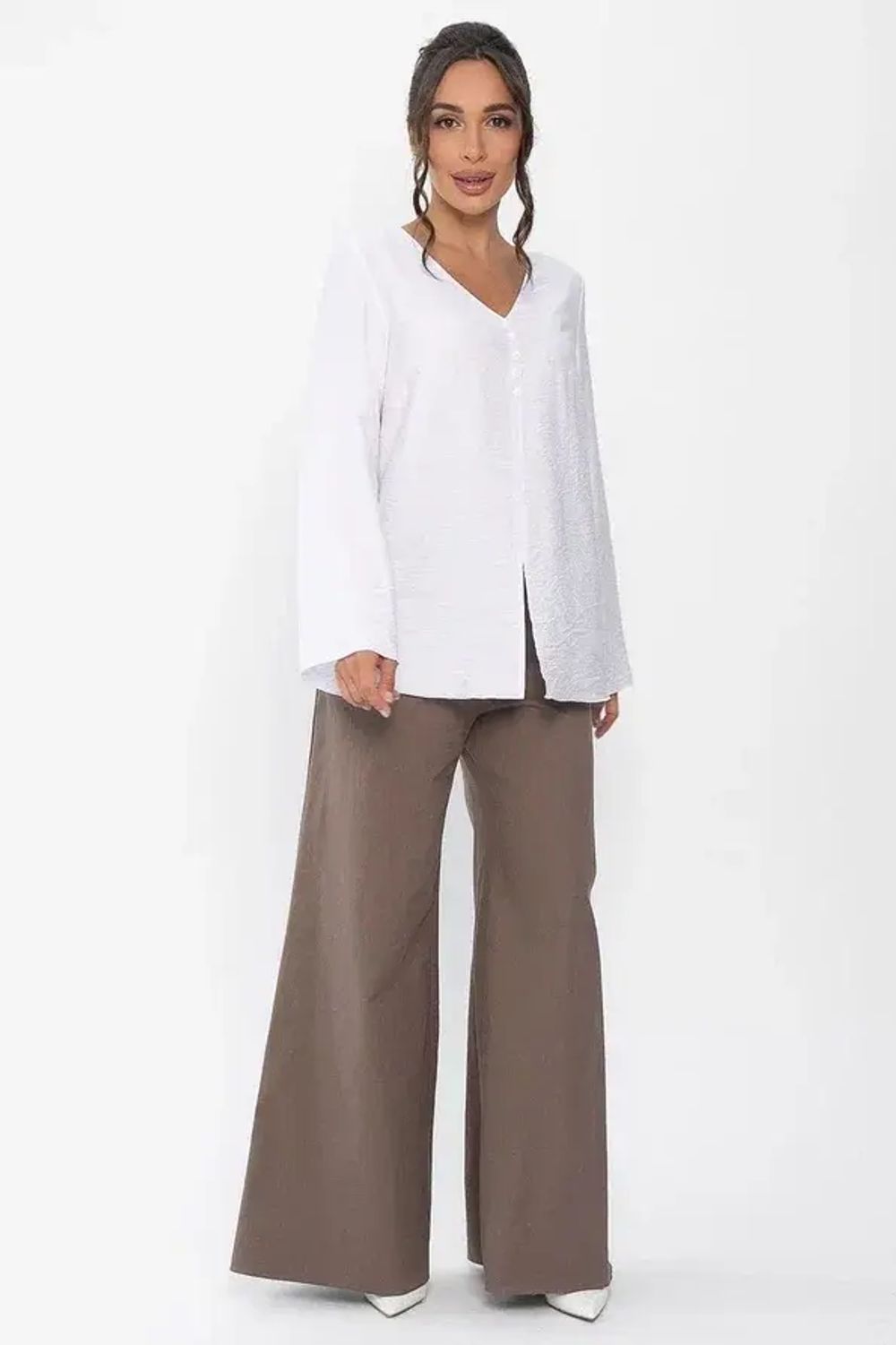 Блуза Римские каникулы (белая) Б13993-50М LT Collection