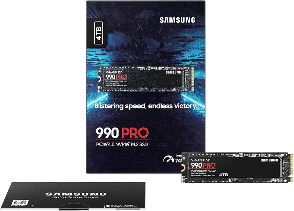 SSD-накопитель Samsung 990 PRO 1 ТБ (MZ-V9P1T0BW)